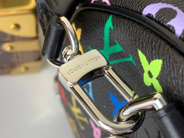 【LV X TM SPEEDY SOFT 30 Bag】M13257 (black) with chain - 图片 7