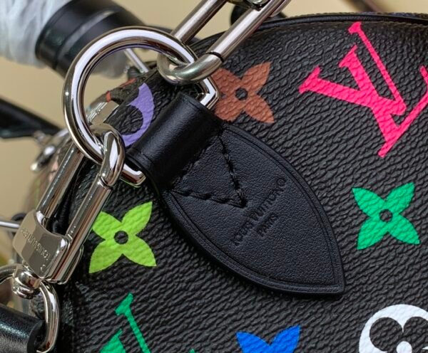 【LV X TM SPEEDY SOFT 30 Bag】M13257 (black) with chain - 图片 6