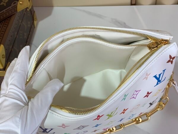 【COUSSIN Small Handbag】 m13233 White (Takashi Murakami) - 图片 4