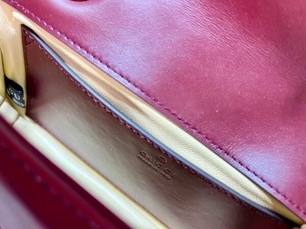 ❤️New imported original leather G's latest Marmont chain shoulder bag with wavy pattern - 图片 3