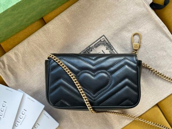 Original leather Italian creation 476433GG Maemont series chain mini handbag. - 图片 9