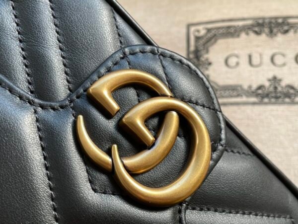 Original leather Italian creation 476433GG Maemont series chain mini handbag. - 图片 6