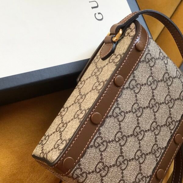 [Original leather] Italian creation 625615 Gucci1995 horsebit handbag - 图片 6