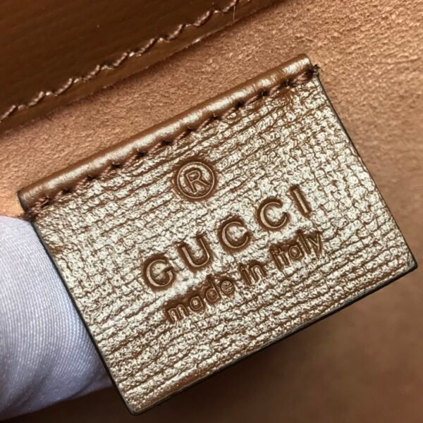 [Original leather] Italian creation 625615 Gucci1995 horsebit handbag - 图片 9
