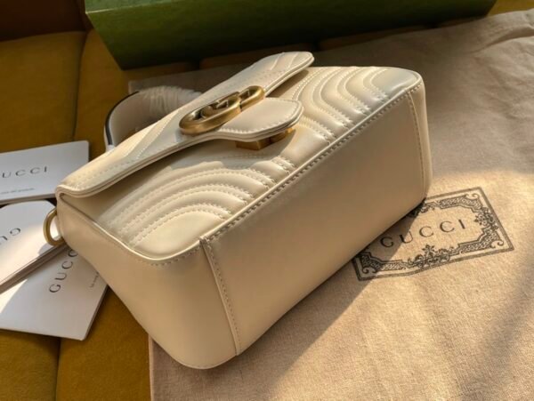 Original leather] Italian creation 547260 GG Marmont family adds a new member series handbag - 图片 8