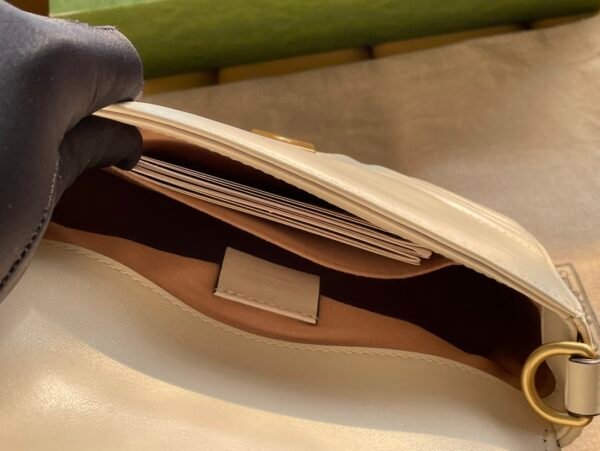 Original leather] Italian creation 547260 GG Marmont family adds a new member series handbag - 图片 3