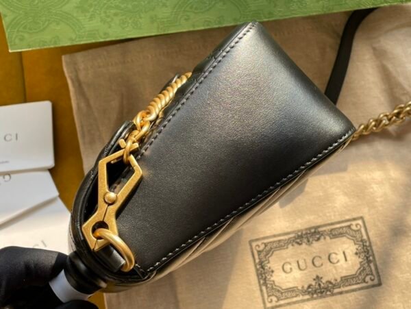 [Original leather] Made in Italy 547260 GG Marmont family adds a new member series handbag - 图片 9