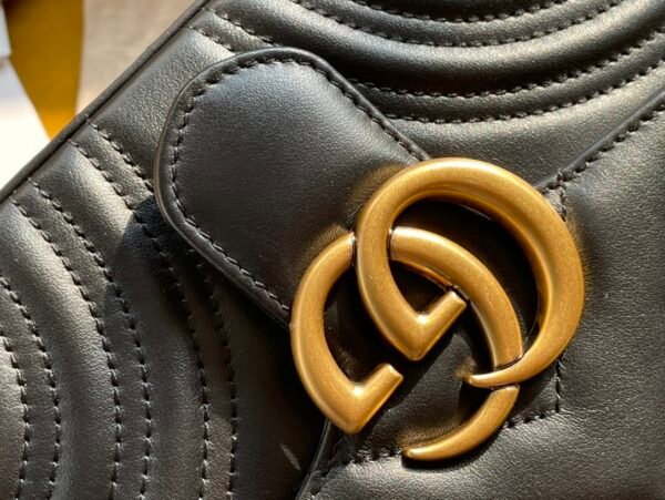 [Original leather] Made in Italy 547260 GG Marmont family adds a new member series handbag - 图片 7
