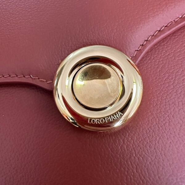 Loro piana saddle bag mini Color: red brown - 图片 6
