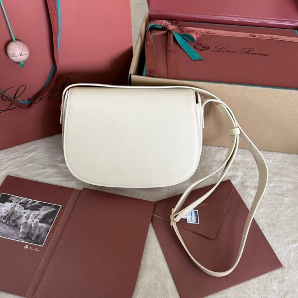 Loro piana saddle bag small Color: white palm print - 图片 2