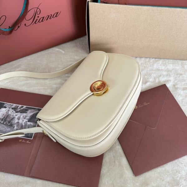 Loro piana saddle bag small Color: white palm print - 图片 9