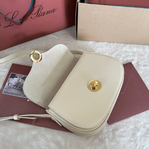 Loro piana saddle bag small Color: white palm print - 图片 8