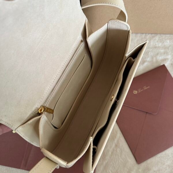 Loro piana saddle bag small Color: white palm print - 图片 7