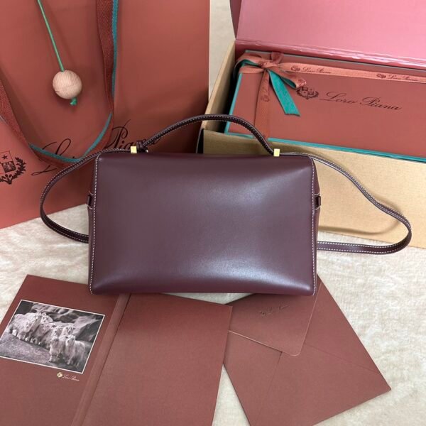 Loro piana autumn and winter new models Extra bag upgraded version L27 red bean plain weave - 图片 2