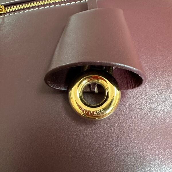 Loro piana autumn and winter new models Extra bag upgraded version L27 red bean plain weave - 图片 4