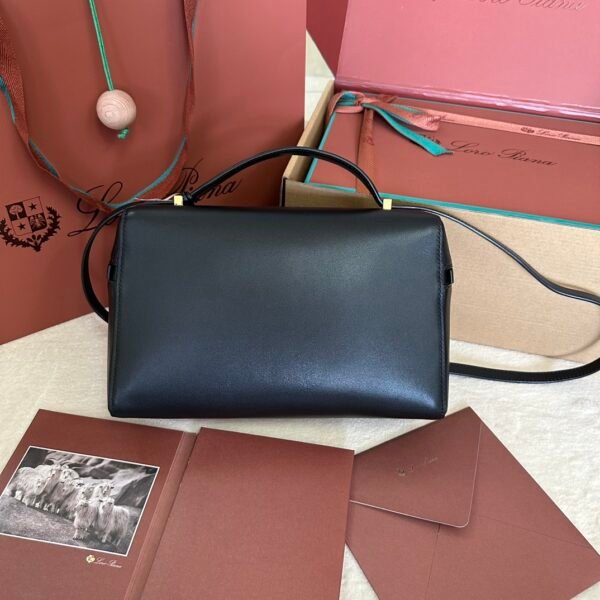 Loro piana autumn and winter new models Extra bag upgraded version L27 black plain - 图片 2