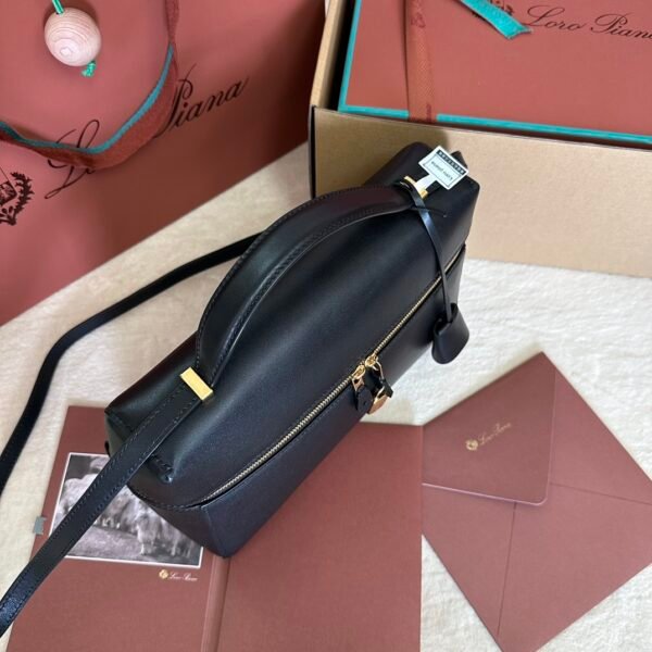 Loro piana autumn and winter new models Extra bag upgraded version L27 black plain - 图片 8