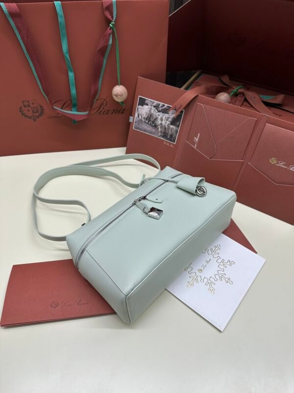 Loro piana autumn and winter new models Extra bag upgraded version L27 cream gray green plain - 图片 7