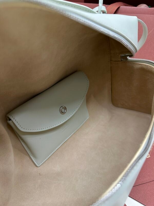 Loro piana autumn and winter new models Extra bag upgraded version L27 cream gray green plain - 图片 3