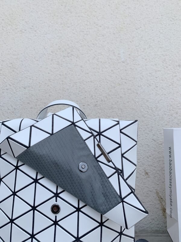 ISSEY MIYAK new series with a minimalist silhouette and long flap design, flap crystal backpack - 图片 6