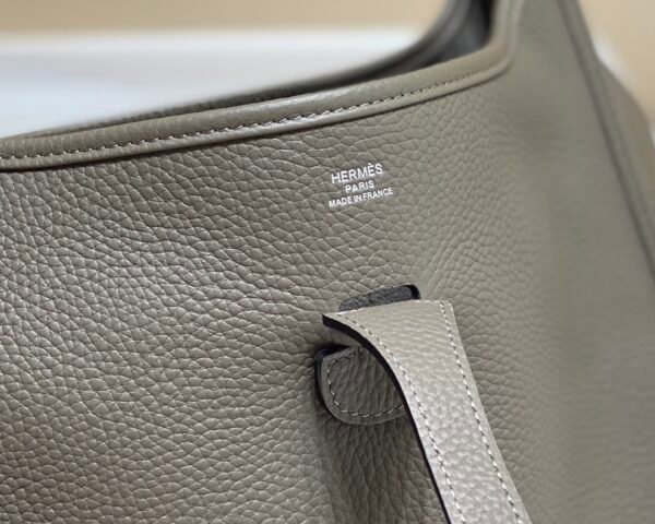 "Pewter Gray" 𝗘𝘃𝗲𝗹𝘆𝗻𝗲 𝟮𝟵C𝕞 Evelyn Large 29cm  Self-made shoulder strap + togo leather + simple style.  𝟮𝟵C𝕞 𝟳𝟲𝟳𝟴𝟬𝟳𝟵 - 图片 6