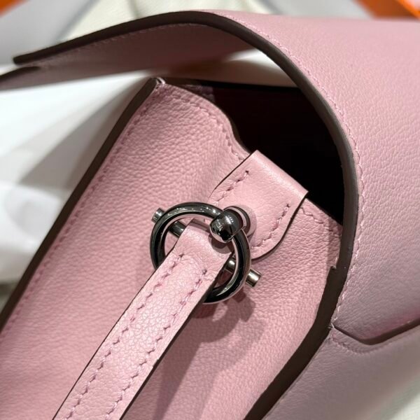 𝐇- 𝑯𝒆𝒓𝒎𝒆𝒔 𝒓𝒐𝒖𝒍𝒊𝒔 Pig nose small square bag. _Milkshake powder_Silver buckle_ 𝑬𝒗𝒆 skin - 图片 5