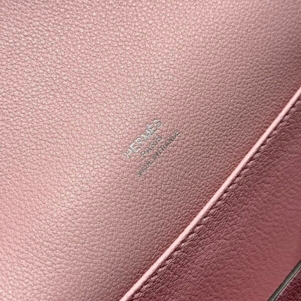 𝐇- 𝑯𝒆𝒓𝒎𝒆𝒔 𝒓𝒐𝒖𝒍𝒊𝒔 Pig nose small square bag. _Milkshake powder_Silver buckle_ 𝑬𝒗𝒆 skin - 图片 9