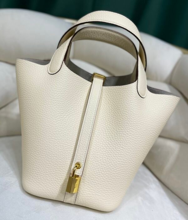 Upgraded version 👍Vegetable basket cream white gold, leather comparable to the original leather thickness reaches more than 2.5, soft and elastic feel, imported water-based edge oil, all-steel hardware
