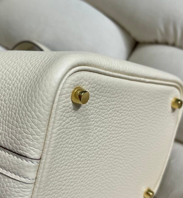 Upgraded version 👍Vegetable basket cream white gold, leather comparable to the original leather thickness reaches more than 2.5, soft and elastic feel, imported water-based edge oil, all-steel hardware - 图片 5