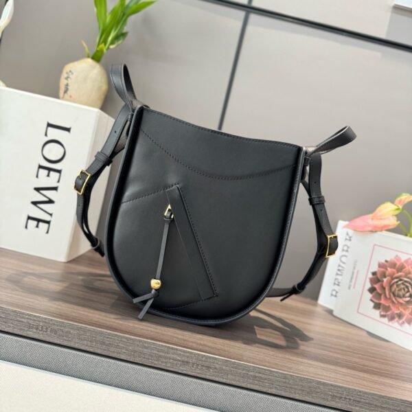 𝑳Home🌟Classic cow leather Hammock bag handbag (new size) hammock bag