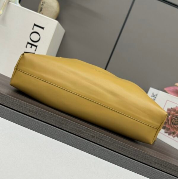 LO℮w℮🌟New large soft nappa leather Flamenco Purse lucky bag with pleated design! - 图片 8