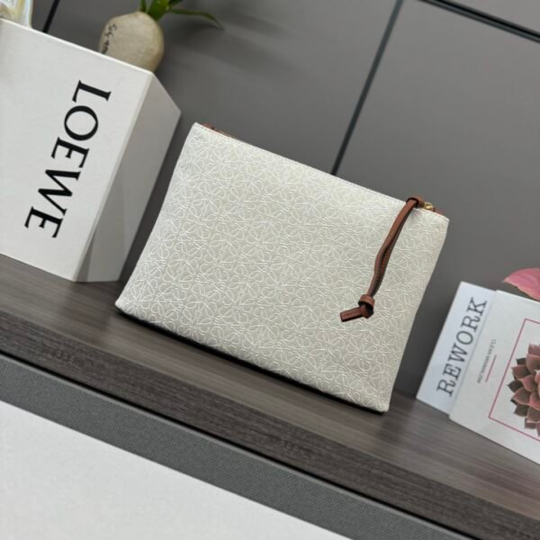 LO℮w℮🌟Jacquard canvas clutch bag for men and women👫 - 图片 9