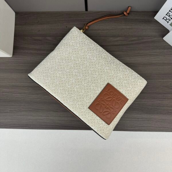 LO℮w℮🌟Jacquard canvas clutch bag for men and women👫 - 图片 7