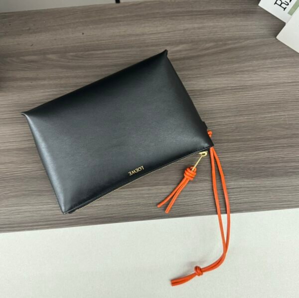LO℮w℮🌟New Clutch Shiny Nappa Leather Knot T Shiny Nappa Leather Clutch - 图片 7