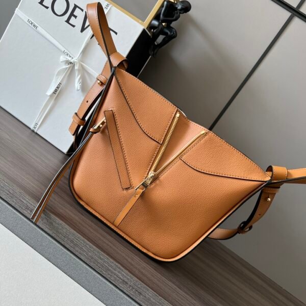 L⊚℮w℮🌟 🌟Soft Grained Cowhide Compact Hammock Bag (New Size) - 图片 9