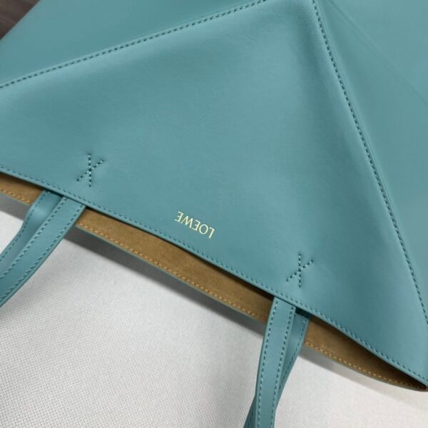 L⊚℮w℮New 🆕Small Shiny Leather Puzzle Fold Tote - 图片 6
