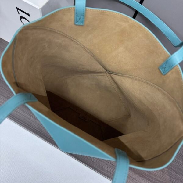 L⊚℮w℮New 🆕Small Shiny Leather Puzzle Fold Tote - 图片 3
