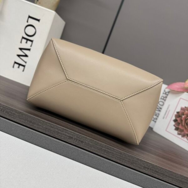 L⊚℮w℮New 🆕Small Shiny Leather Puzzle Fold Tote - 图片 8