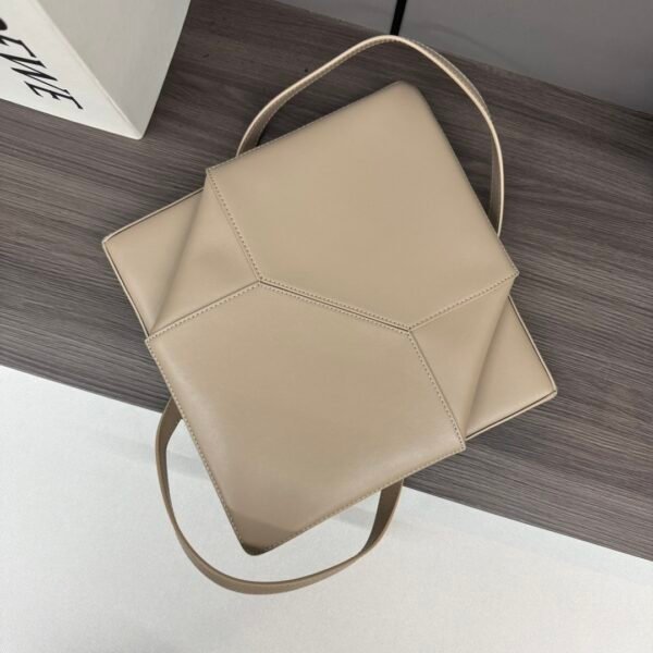 L⊚℮w℮New 🆕Small Shiny Leather Puzzle Fold Tote - 图片 4