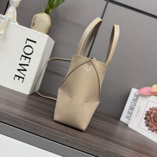L⊚℮w℮New 🆕Mini shiny cow leather Puzzle Fold handbag - 图片 2