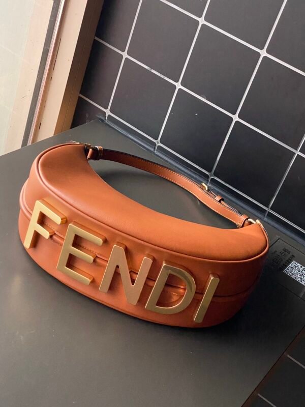 🔥👏 Crescent bag (brown) - 图片 5