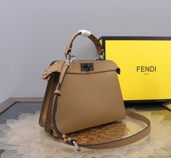 Apricot Medium FENDI ‣PEEKABOO - 图片 8
