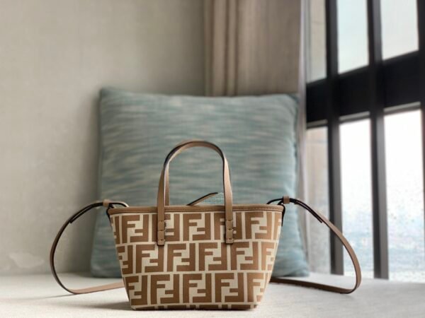 【Roll Mini Bag】F7423 Brown
