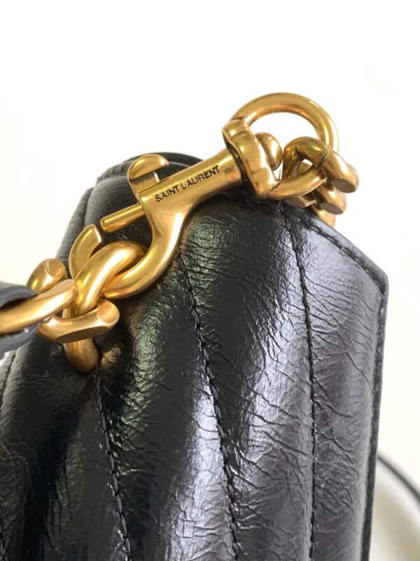 👄College shiny cracked mini messenger bag - 图片 6