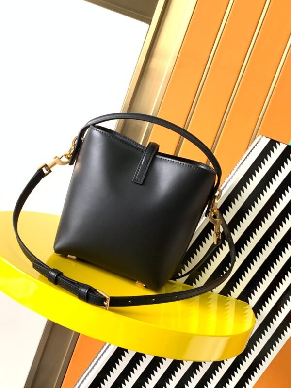 [Original leather] LE 37 mini shiny leather handbag new model, super beautiful bucket bag with handle_new bag model - 图片 8