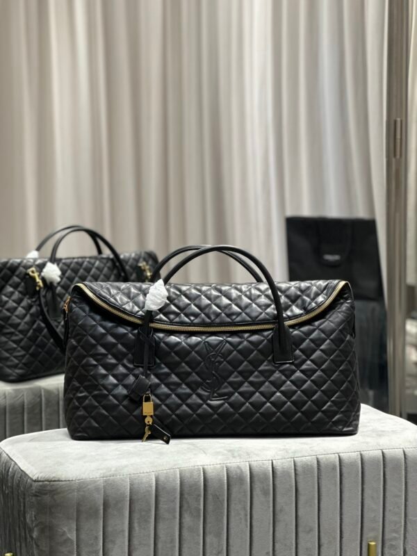 New ES GIANT Quilted Leather Travel Bag
