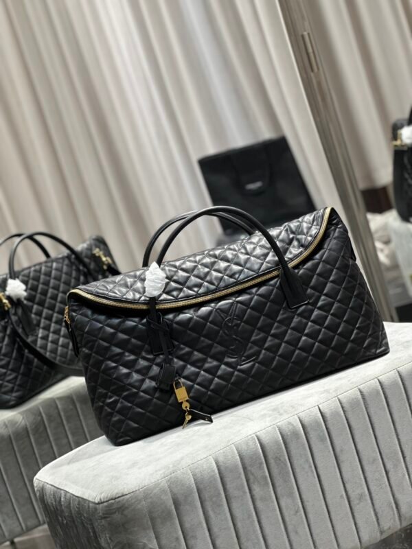 New ES GIANT Quilted Leather Travel Bag - 图片 2