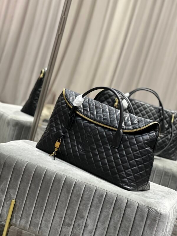 New ES GIANT Quilted Leather Travel Bag - 图片 8