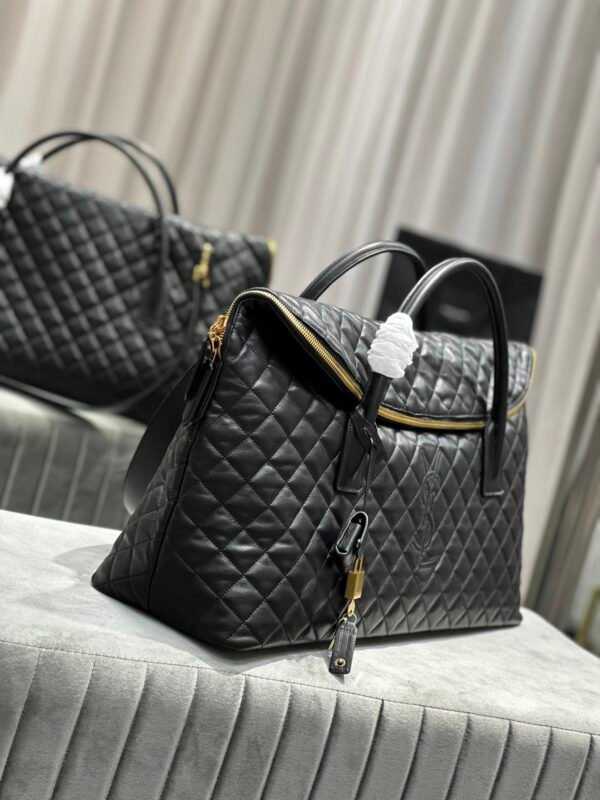 New ES GIANT Quilted Leather Travel Bag - 图片 7
