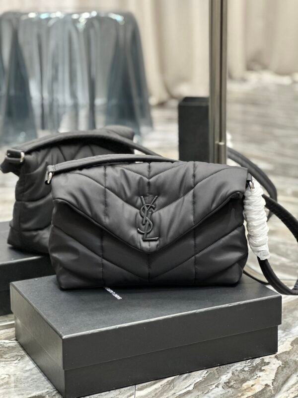 Loulou puffer_nylon model Salt-style preppy shoulder and crossbody bag for both men and women